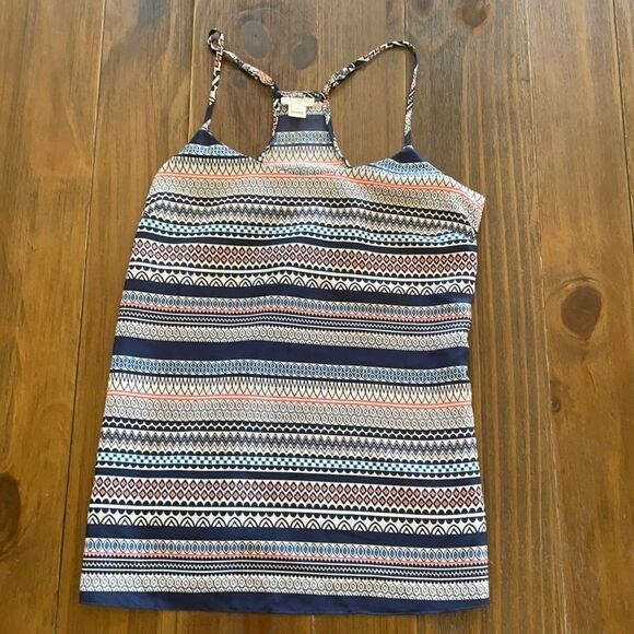 J.crew Factory Striped Tank Top Size 0 - Picture 2 of 4